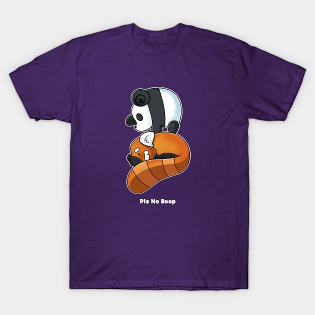 Pocket Pandas® - No Boop for dark shirts T-Shirt by PocketPandas